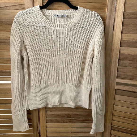 T Alexander Wang Cotton Crew Neck Sweater in ivory size S - Picture 1 of 6